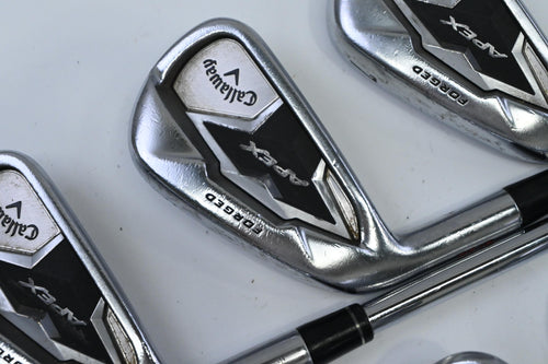 Left Hand Callaway Apex 19 Irons / 5-PW / Regular Flex Elevate 95 Shafts