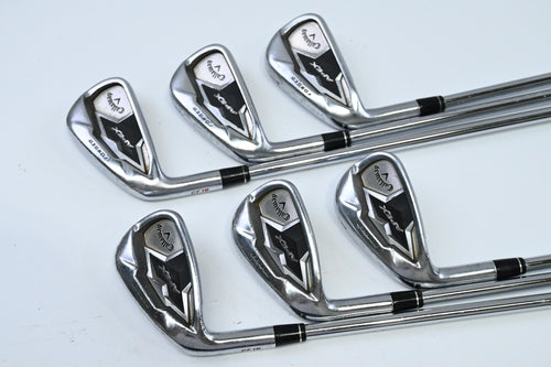 Left Hand Callaway Apex 19 Irons / 5-PW / Regular Flex Elevate 95 Shafts