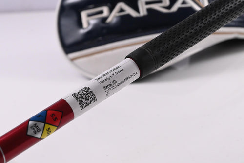 Left Hand Callaway Paradym X Driver / 12 Degree / Regular Flex HZRDUS Smoke RDX