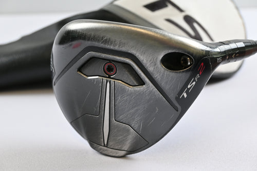 Titleist TSR2 #3 Wood / 15 Degree / Stiff Flex Project X HZRDUS Gen4 Black 70