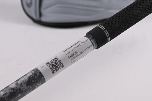 Callaway Quantum Max D Driver / 10.5 Degree / Stiff Flex Denali Frost Silver 60 Shaft