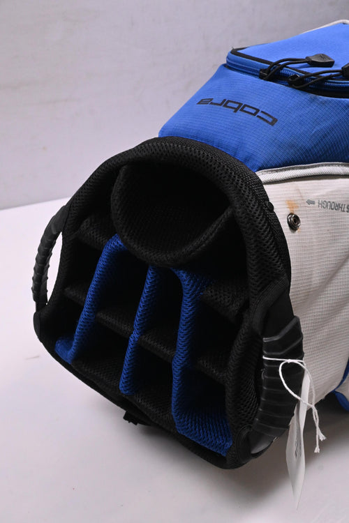 Cobra Cart Bag / 14-Way Divider / Blue, White