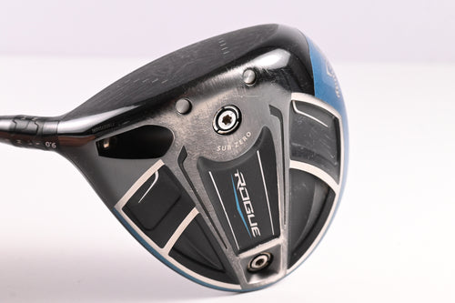 Left Hand Callaway Rogue Sub Zero Driver / 9 Degree / Stiff Flex Diamana M+ 50