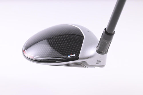 Left Hand Taylormade M4 #3 Wood / 15 Degree / Regular Flex Fujikura Atmos Red 5