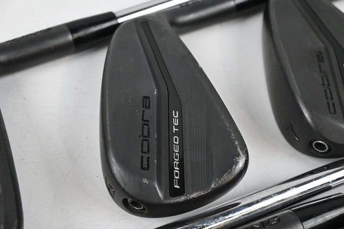 Cobra King Forged Tec 2023 Black Irons / 5-PW / Stiff Flex KBS $-Taper Lite