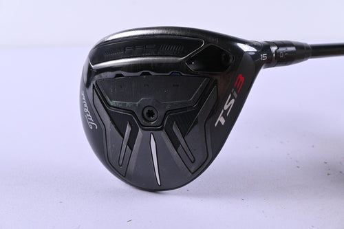 Titleist TSi3 #3 Wood / 15 Degree / Regular Flex HZRDUS Smoke Black RDX 70 Shaft