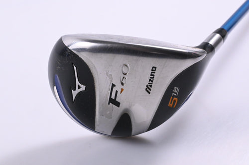 Ladies Mizuno F-60 #5 Wood / 18 Degree / Ladies Flex Mizuno Exsar FS3 60 Shaft