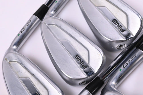 Ping G700 Irons / 5-PW / Green Dot / Regular Flex Ping AWT 2.0 Shafts