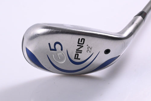 Ping G5 #4 Hybrid / 22 Degree / Regular Flex Ping TFC 100 H Shaft