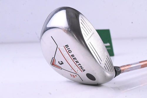 Ladies Callaway Big Bertha Fusion #3 Wood / 15 Degree / Ladies Flex Aldila NVS