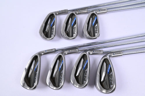 Ping G30 Irons / 5-PW+SW / Blue Dot / Regular Flex Ping AWT 2.0 Shafts