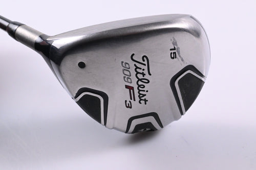 Left Hand Titleist 909 F3 #3 Wood / 15 Degree / Stiff Flex Aldila VooDoo Shaft