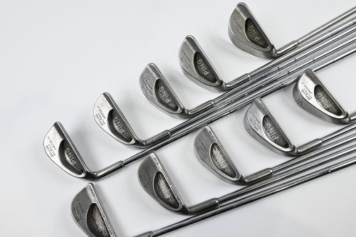 Left Hand Ping Karsten II Irons / 1-PW+SW / Blue Dot / Stiff Flex