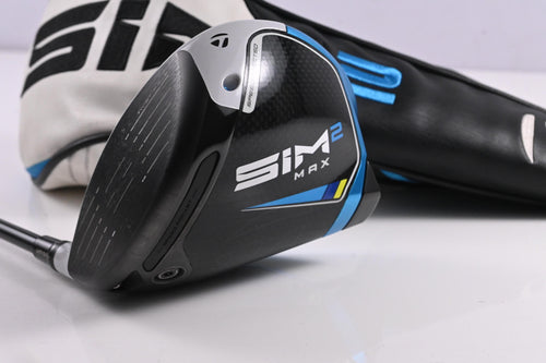 Left Hand Taylormade SIM2 Max Driver / 9 Degree / Stiff Flex Tensei AV Blue 60 Shaft