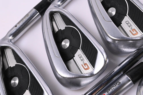 Ping G400 Irons / 5-PW+GW / Red Dot / Regular Flex Ping AWT 2.0 Shafts