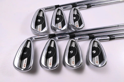 Ping G400 Irons / 5-PW+GW / Red Dot / Regular Flex Ping AWT 2.0 Shafts
