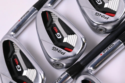Ping G410 Irons / 6-PW+GW / Red Dot / Senior Flex Ping Alta CB Red Shafts