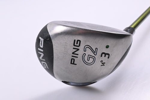 Ping G2 #3 Wood / 14 Degree / Stiff Flex Aldila NV Green 65 Shaft
