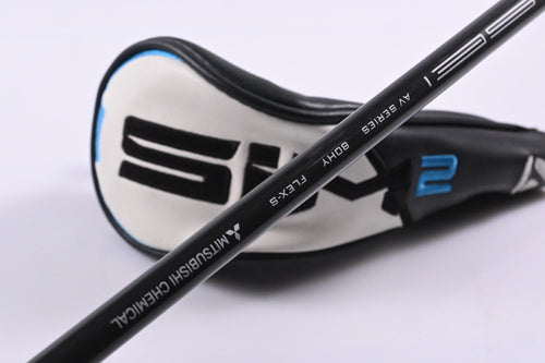 Taylormade SIM2 #2 Hybrid / 17 Degree / Stiff Flex Tensei AV Raw Blue 80 Shaft