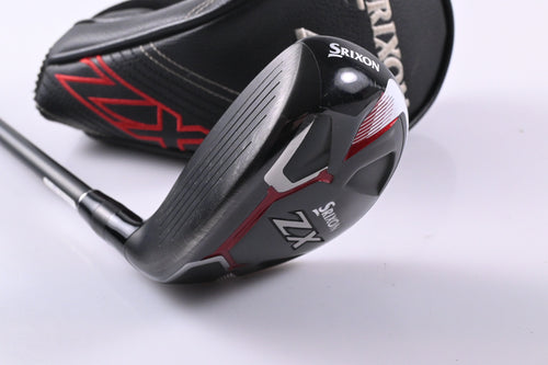 Left Hand Srixon ZX #4 Hybrid / 22 Degree / Regular Flex HZRDUS Smoke Black 80