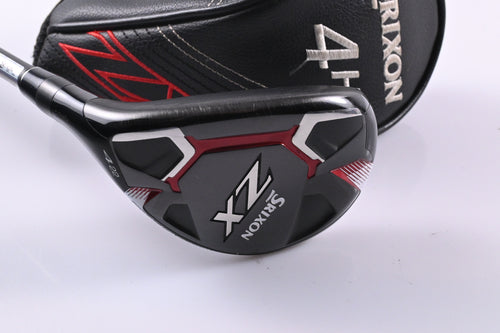 Left Hand Srixon ZX #4 Hybrid / 22 Degree / Regular Flex HZRDUS Smoke Black 80
