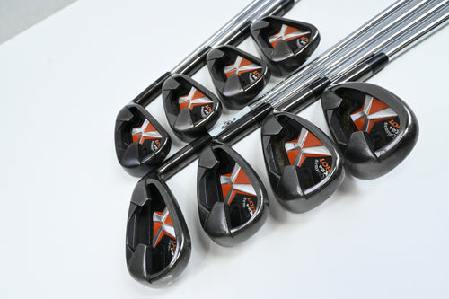 Callaway X-24 Hot Irons / 4-PW+SW / Uniflex Callaway Shafts