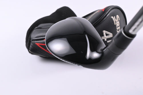 Left Hand Srixon ZX #4 Hybrid / 22 Degree / Regular Flex HZRDUS Smoke Black 80