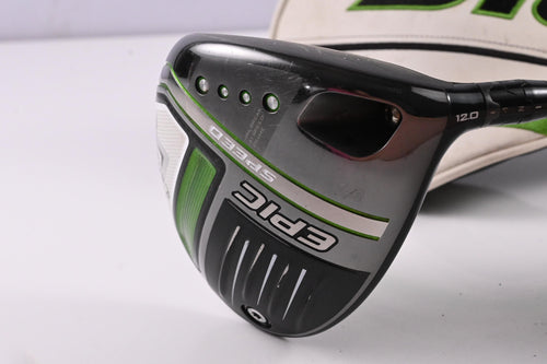 Callaway Epic Speed Driver / 12 Degree / Stiff Flex Evenflow Riptide 50 Shaft
