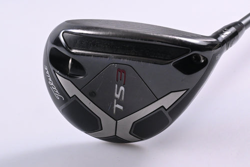 Titleist TS3 #3 Wood / 15 Degree / Stiff Flex HZRDUS Smoke Black 70 Shaft