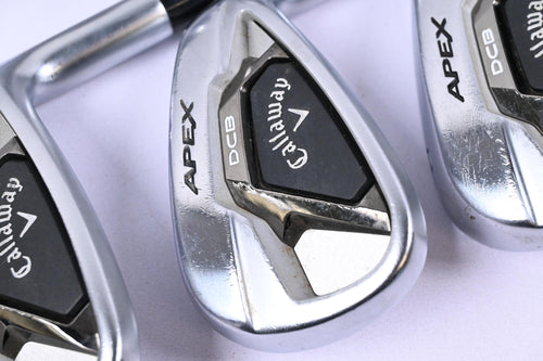 Callaway Apex DCB Irons / 5-PW+GW / Senior Flex Recoil Dart 65 Shafts