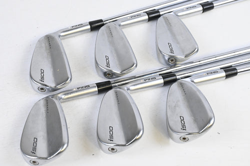 Ping i500 Irons / 5-PW / White Dot / Stiff Flex KBS Tour 120 Shafts