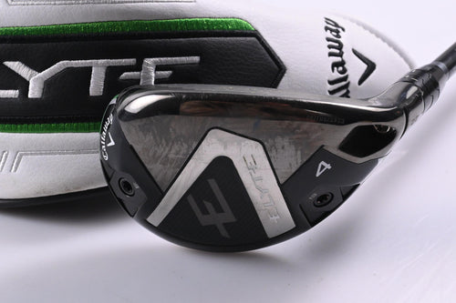 Callaway Elyte #4 Hybrid / 22 Degree / Stiff Flex Denali Charcoal 70 Shaft