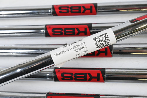 Ping i500 Irons / 5-PW / White Dot / Stiff Flex KBS Tour 120 Shafts