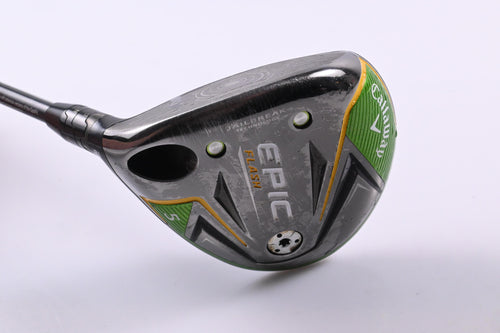 Left Hand Callaway Epic Flash #5 Wood / 18 Degree / Regular Flex Evenflow 55