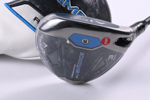 Callaway Paradym Ai Smoke Max #3 Wood / 15 Degree / Stiff Flex Tensei AV Blue 65