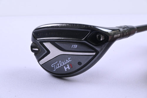 Titleist 818 H1 #3 Hybrid / 19 Degree / Stiff Flex Tensei CK Blue 80 Shaft