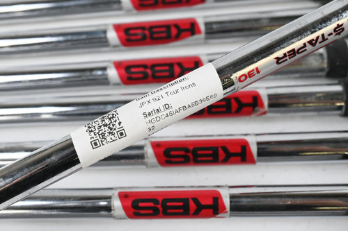 Mizuno JPX 921 Tour Irons / 4-PW+GW / X-Flex KBS S-Taper 130 Shafts
