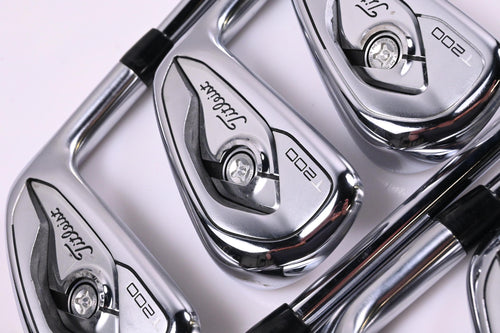 Titleist T200 2019 Irons / 5-PW+48° / Stiff Flex AMT Black S300 Shafts