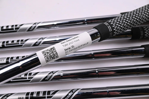 Titleist T200 2021 Irons / 5-PW / Regular Flex AMT Black R300 Shafts