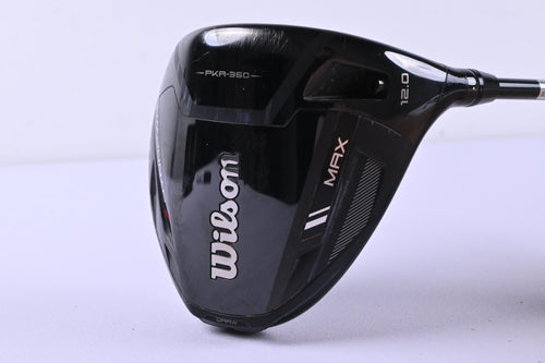 Wilson DYNAPWR 2025 Max Driver / 12 Degree / Stiff Flex Denali Black 60 Shaft