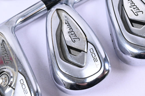 Titleist T200 2019 Irons / 4-PW / Stiff Flex AMT Black S300 Shafts