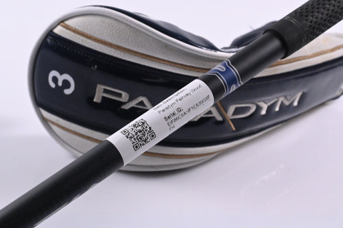 Callaway Paradym #3 Wood / 15 Degree / Senior Flex Vanquish 5 Shaft