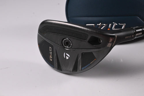 Taylormade Qi4D #3 Hybrid / 19 Degree / Stiff Flex Reax KBS 75 Shaft