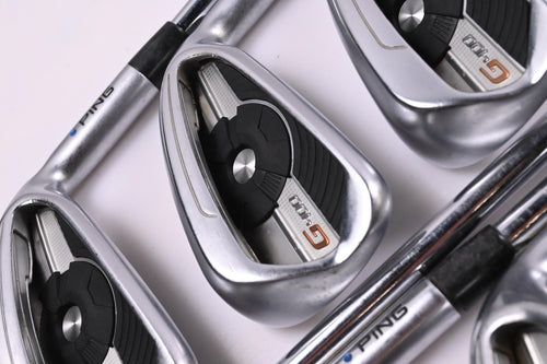 Ping G400 Irons / 5-PW+SW / Blue Dot / Regular Flex Ping AWT 2.0 Shafts