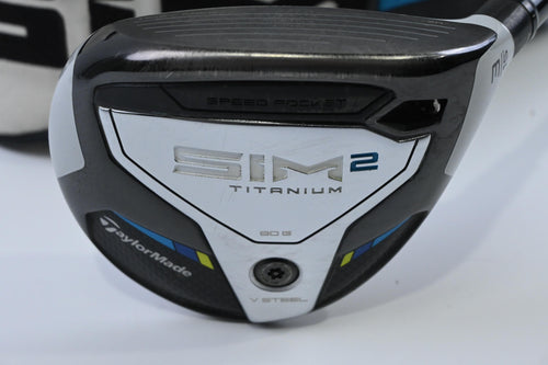 Taylormade SIM2 Ti #3 Wood / 15 Degree / Stiff Flex HZRDUS Smoke Black RDX 70