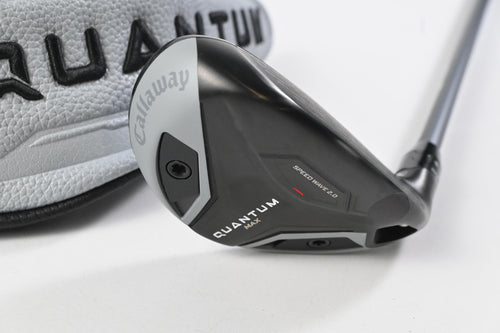 Callaway Quantum Max #5 Hybrid / 24 Degree / Regular Flex Denali Frost Silver 60