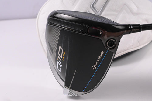 Taylormade Qi10 Max Driver / 9 Degree / Regular Flex Fujikuraq Atmos Red 5 Shaft