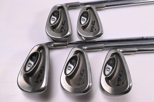 Ping i3+ Irons / 7-PW+SW / Black Dot / Stiff Flex Steel Shafts