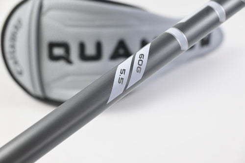 Callaway Quantum Max #5 Hybrid / 24 Degree / Regular Flex Denali Frost Silver 60