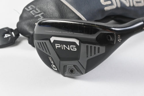 Ping G425 #4 Hybrid / 22 Degree / Stiff Flex Kuro Kage Red 70 Shaft